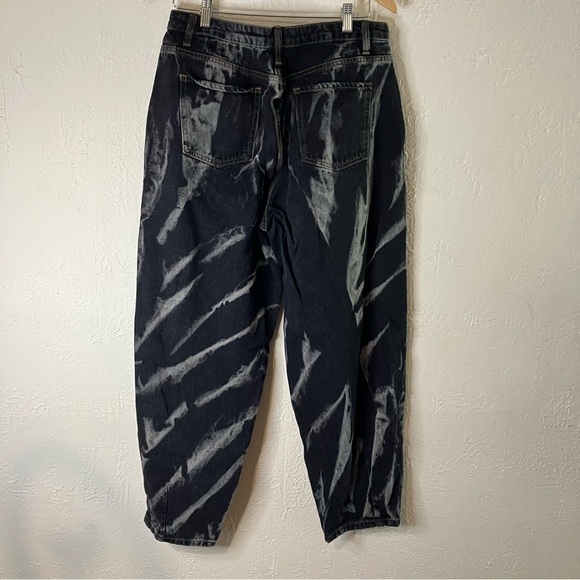 Lioness On My Way Black Tie Dyed High Waisted Mom Jeans - Picture 8 of 12